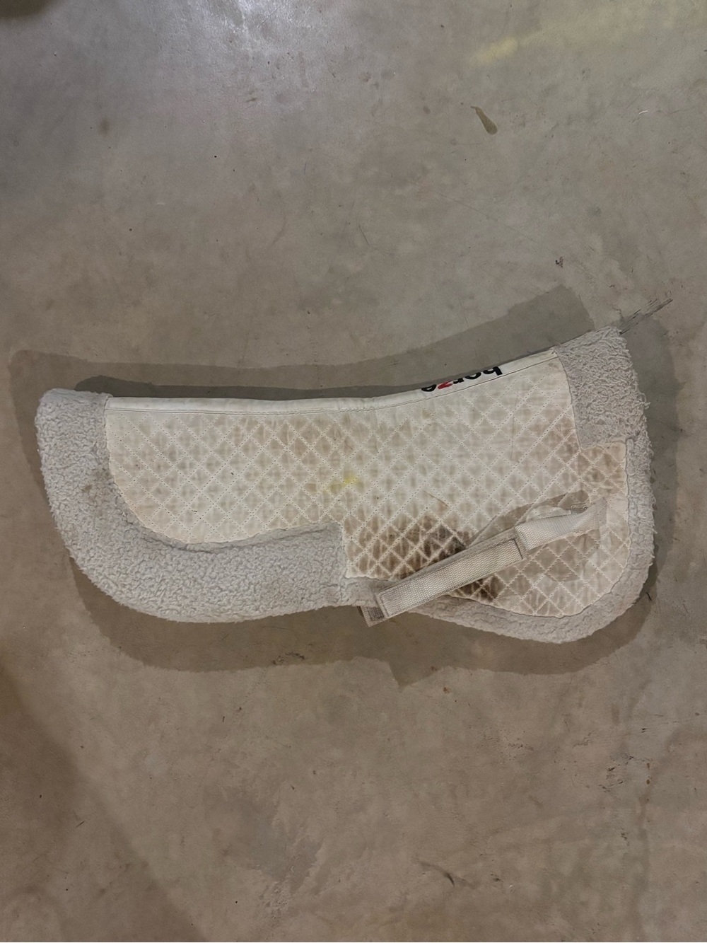 Horze White Half Pad